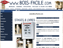 Tablet Screenshot of bois-facile.com